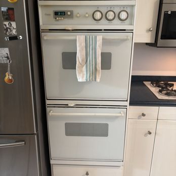 Cabinet Refinishing Specialist - Before. Look at those discolored, scary old cabinet doors! - Refinishing Services Near Me - Burbank, California Cabinet Refinishing Specialist - Before. Look at those discolored, scary old cabinet doors! - Refinishing Services Near Me - Burbank, California