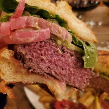 Nopa - Thickkk cheeseburger. Medium rare. Soo good! - New American Near Me - San Francisco, California Nopa - Thickkk cheeseburger. Medium rare. Soo good! - New American Near Me - San Francisco, California