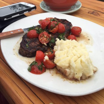 Nepenthe - Rib eye steak - nothing spectacular - New American Near Me - Big Sur, California