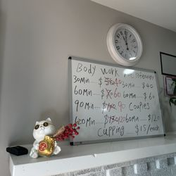 Amazing Reflex Spa - Menu