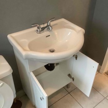 Butler Plumbing Heating & Gasfitting Ltd - Vanity installed - Plumbing Near Me - Edmonton, Alberta Butler Plumbing Heating & Gasfitting Ltd - Vanity installed - Plumbing Near Me - Edmonton, Alberta