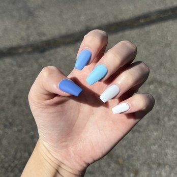 Fresher Nails & Spa - So much cleaner and tips painted ! - Nail Salons Near Me - Stockton, California