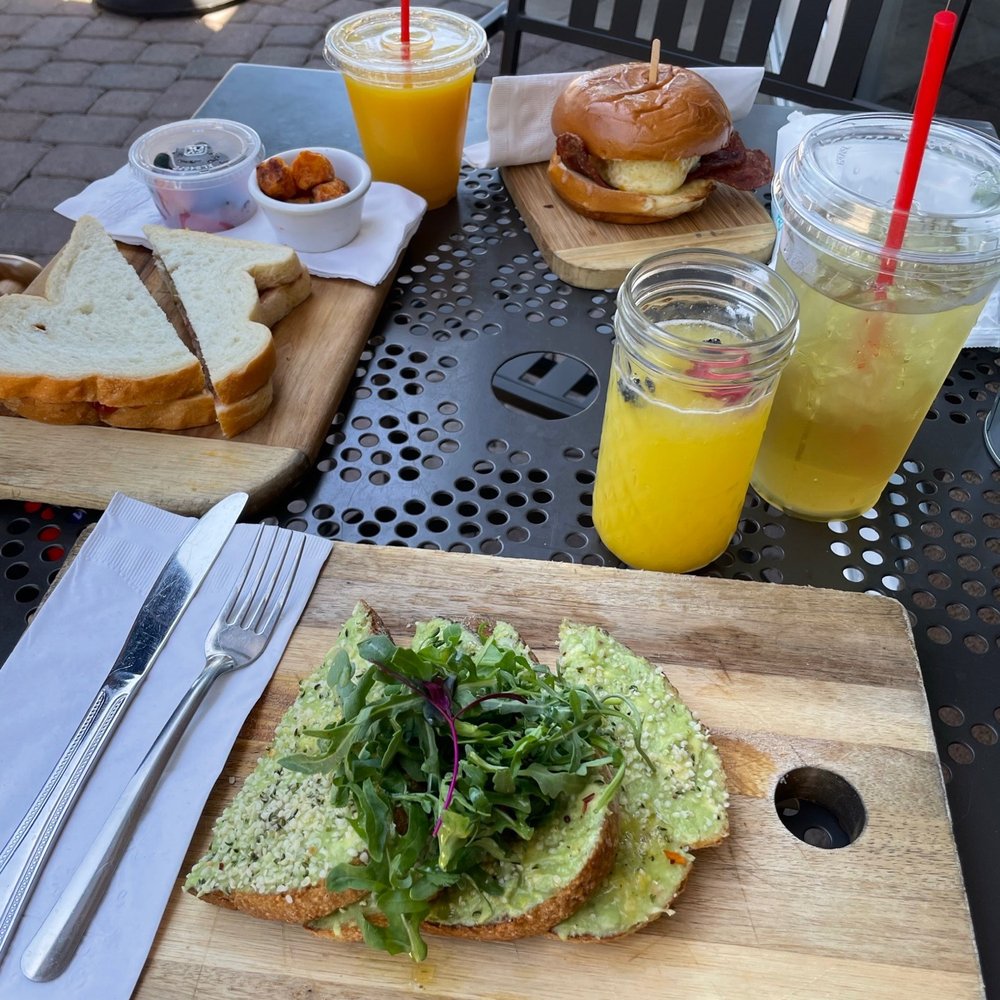 Lola's Cafe - Avocado Toast, Kids Sun Butter & Organic Strawberry Preserves, Egg & Bacon Sandwich, mimosa. Yum! - Coffee & Tea Near Me - Ladera Ranch, California Lola's Cafe - Avocado Toast, Kids Sun Butter & Organic Strawberry Preserves, Egg & Bacon Sandwich, mimosa. Yum! - Coffee & Tea Near Me - Ladera Ranch, California