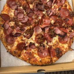 All Meat Pizza 6 cut. Outstanding!