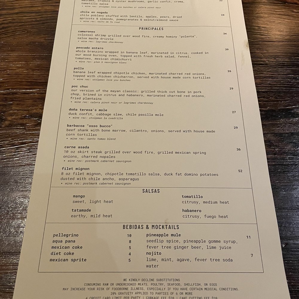 Alejandro's - Menu - Mexican Near Me - Monterey, California