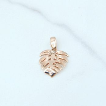 Gold Mart - 14k Monsterra leaf charm - Jewelry Near Me - Kaneohe, Hawaii Gold Mart - 14k Monsterra leaf charm - Jewelry Near Me - Kaneohe, Hawaii