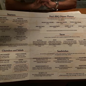Herbie's Bar and Chowder House - Menu as of Nov 2020 - Bars Near Me - Marathon, Florida