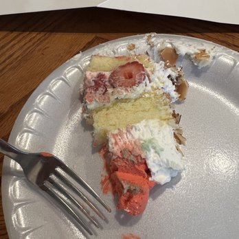 Phoenix Bakery - Slice of the strawberry cake. Love the light icing and fruit in the middle - Bakeries Near Me - Los Angeles, California Phoenix Bakery - Slice of the strawberry cake. Love the light icing and fruit in the middle - Bakeries Near Me - Los Angeles, California