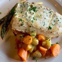 Fairweather Dining Room - Baked Alaskan Halibut