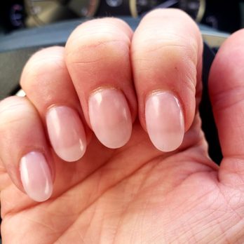 Happy Nails - Clear powder, sheer pink gel - Nail Salons Near Me - Granite Bay, California