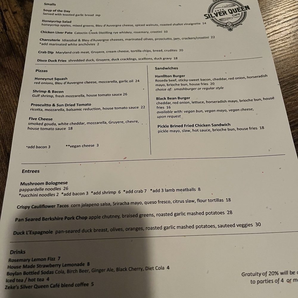 Silver Queen Cafe - Menu - Breakfast & Brunch Near Me - Baltimore, Maryland Silver Queen Cafe - Menu - Breakfast & Brunch Near Me - Baltimore, Maryland