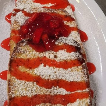 Trinitys - Strawberry French Toast Available Saturdays 8AM-1PM - Barbeque Near Me - Carrizo Springs, Texas