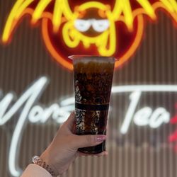 Monster Tea House - Sea salt boba monster latte