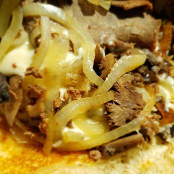Chubbies Pizzeria - Let's look inside the Philly steak bomber, toasted bread and heaven. - Pizza Near Me - Racine, Wisconsin