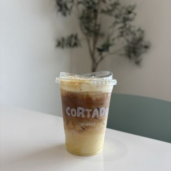 Cortado Coffee - Oksusu corn latte - Coffee & Tea Near Me - Garden Grove, California Cortado Coffee - Oksusu corn latte - Coffee & Tea Near Me - Garden Grove, California