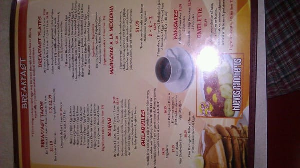 Menu photo 5 Taquerias Arandinas Austin, TX