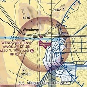 Wendover Airport - ENV - On the chart - Airports Near Me - Wendover, Utah