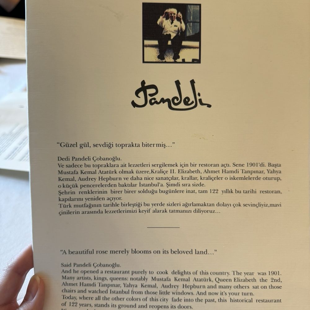 Pandeli - Menu - Turkish Near Me - Istanbul, 34 Pandeli - Menu - Turkish Near Me - Istanbul, 34