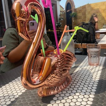 Flamingo Deck - New American Near Me - San Diego, California