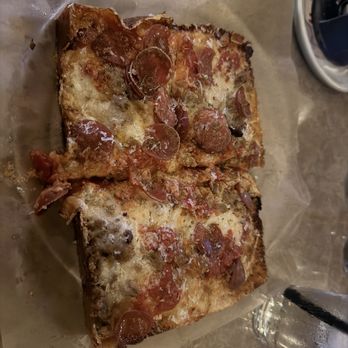 Culinary Dropout - Sausage and Pepperoni & Italian Sausage Pizza - New American Near Me - Dallas, Texas