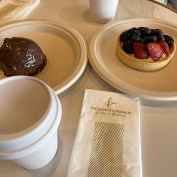 The French Workshop - Fruit tart and chocolate hazelnut desserts - Coffee & Tea Near Me - Plainview, New York The French Workshop - Fruit tart and chocolate hazelnut desserts - Coffee & Tea Near Me - Plainview, New York