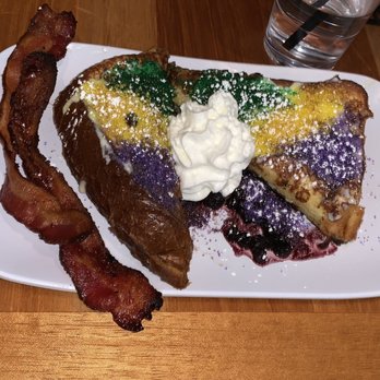 Ruby Slipper Marigny - Mardi Gras stuffed French toast - Breakfast & Brunch Near Me - New Orleans, Louisiana Ruby Slipper Marigny - Mardi Gras stuffed French toast - Breakfast & Brunch Near Me - New Orleans, Louisiana