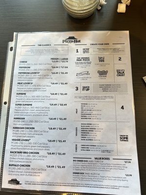 Menu photo 2 Pizza Hut Dumfries, VA