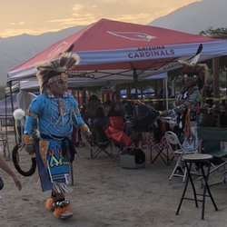 Pala Powwow - The sun was setting, and everyone was preparing...I had to take some pictures to share with my older son who could not be there.