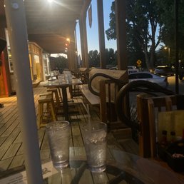 getting our waters earlier today after we ordered more food.