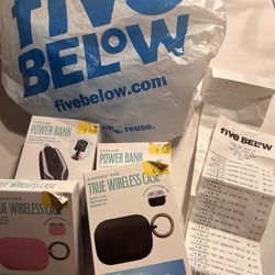 Purchase items from 5 Below during the holidays with up-charge stickers over the original prices.