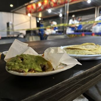 Tacos Los Poblanos - Inside - dining at one of the set up tables - Food Trucks Near Me - Los Angeles, California Tacos Los Poblanos - Inside - dining at one of the set up tables - Food Trucks Near Me - Los Angeles, California