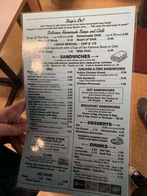 Menu photo 4 Poopie Di Manno's Lunch Glens Falls, NY Menu photo 4 Poopie Di Manno's Lunch Glens Falls, NY