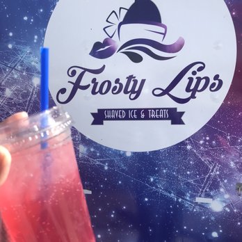 Frosty Lips - a person holding a drink - Shaved Ice Near Me - Seminole, Texas