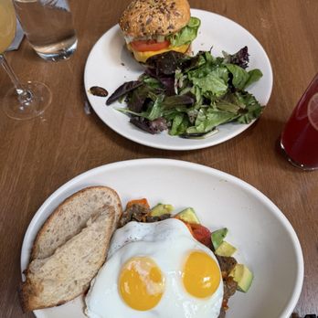 True Food Kitchen - Ranchers hash and vegan burger - New American Near Me - Newport, California True Food Kitchen - Ranchers hash and vegan burger - New American Near Me - Newport, California