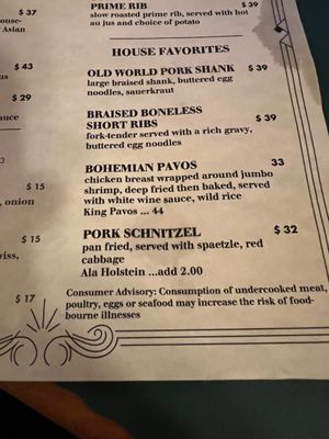 Menu photo 3 Little Bohemia Lodge Manitowish Waters, WI Menu photo 3 Little Bohemia Lodge Manitowish Waters, WI