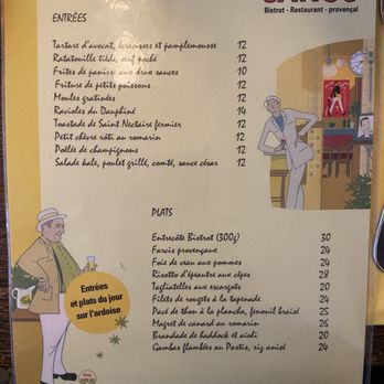 Chez Janou - Menu - Bistros Near Me - Paris, 75