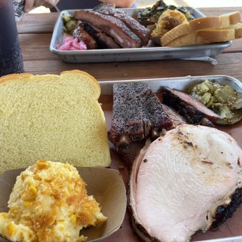 Truth BBQ - Besides the obvious, the PICKLES and onions were great - Barbeque Near Me - Brenham, Texas