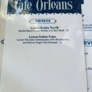 Cafe Orleans - Dessert menu! - Cajun/Creole Near Me - Anaheim, California Cafe Orleans - Dessert menu! - Cajun/Creole Near Me - Anaheim, California