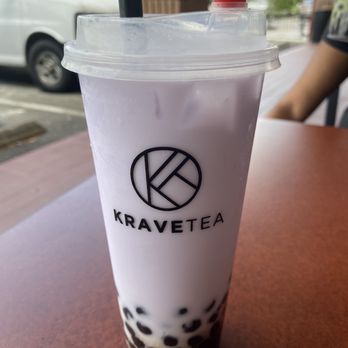 Krave Tea - Taro bubble tea with boba - Bubble Tea Near Me - Winter Park, Florida Krave Tea - Taro bubble tea with boba - Bubble Tea Near Me - Winter Park, Florida