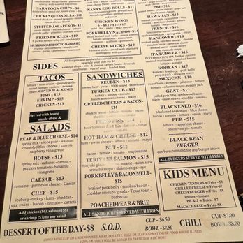 Gordo's Pub & Grill - Menu - Burgers Near Me - Norwood, Ohio