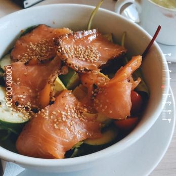 Sipping Turtle Cafe - Smoked Salmon salad - Cafes Near Me - Chicago, Illinois Sipping Turtle Cafe - Smoked Salmon salad - Cafes Near Me - Chicago, Illinois