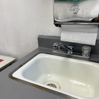 Advanced Dermatology - Dirty sink area at 8:30 am - Dermatologists Near Me - Lakewood, California