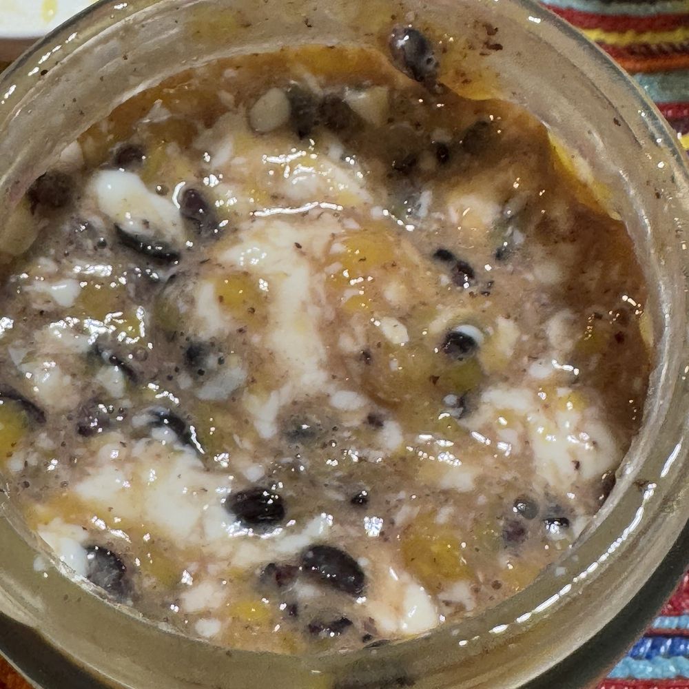 Mango sticky rice coconut pudding (mixed up) Mango sticky rice coconut pudding (mixed up)