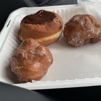 Wyman's Spudnutz - O Boy (pudding filled) and cinnamon puff that has warm icing INSIDE! - Coffee & Tea Near Me - Okoboji, Iowa Wyman's Spudnutz - O Boy (pudding filled) and cinnamon puff that has warm icing INSIDE! - Coffee & Tea Near Me - Okoboji, Iowa