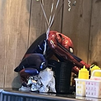 Starvin Marvin's - spider man balloon I found in the corner - Seafood Near Me - Branson, Missouri Starvin Marvin's - spider man balloon I found in the corner - Seafood Near Me - Branson, Missouri