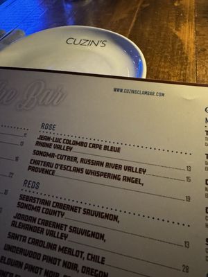 Menu photo 5 Cuzin's Seafood Clam Bar Marlboro, NJ Menu photo 5 Cuzin's Seafood Clam Bar Marlboro, NJ