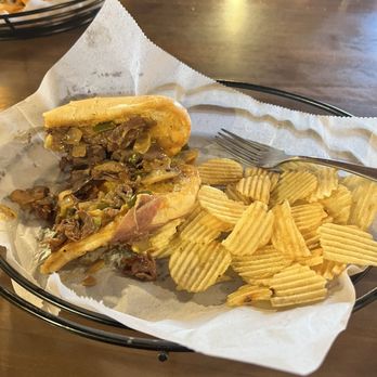Buckhorn Saloon - Philly cheese steak sandwich - Pizza Near Me - Lake, Michigan Buckhorn Saloon - Philly cheese steak sandwich - Pizza Near Me - Lake, Michigan