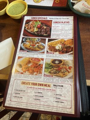 Menu photo 7 Los Cucos Mexican Cafe Kingwood, TX