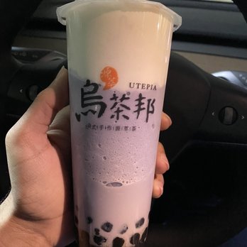 Utepia Bubble Tea - Taro Jasmine Tea Slush - Bubble Tea Near Me - New Brunswick, New Jersey Utepia Bubble Tea - Taro Jasmine Tea Slush - Bubble Tea Near Me - New Brunswick, New Jersey