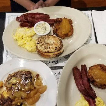 Perly's - The French toast, latke, eggs, bagel, turkey bacon... heaven! - Delis Near Me - Richmond, Virginia